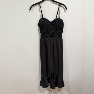 Elegant Black Lace Dress
